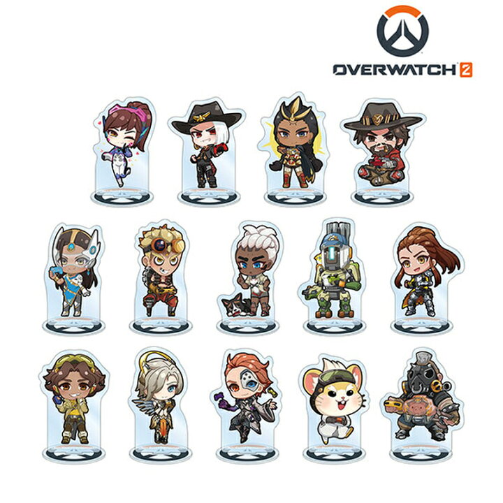 楽天市場】オーバーウォッチ 2 トレーディング ちびキャラ アクリル Overwatch オーバーウォッチ アンラン アクリルスタンド コースター