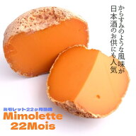 【 ミモレット 22ヶ月 熟成 140g～150g 】 22M 長期 濃厚オレンジ 外国 ヨーロッパ フランス ハード チー…