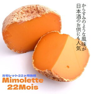 【 ミモレット 22ヶ月 熟成 150g 】 22M 長期 濃厚オレンジ 外国 ヨーロッパ フランス ハード チーズ ワイン 日本酒 焼酎 合う お酒 お供 料理 宅飲み 家飲み おつまみ オードブル からすみ 風味