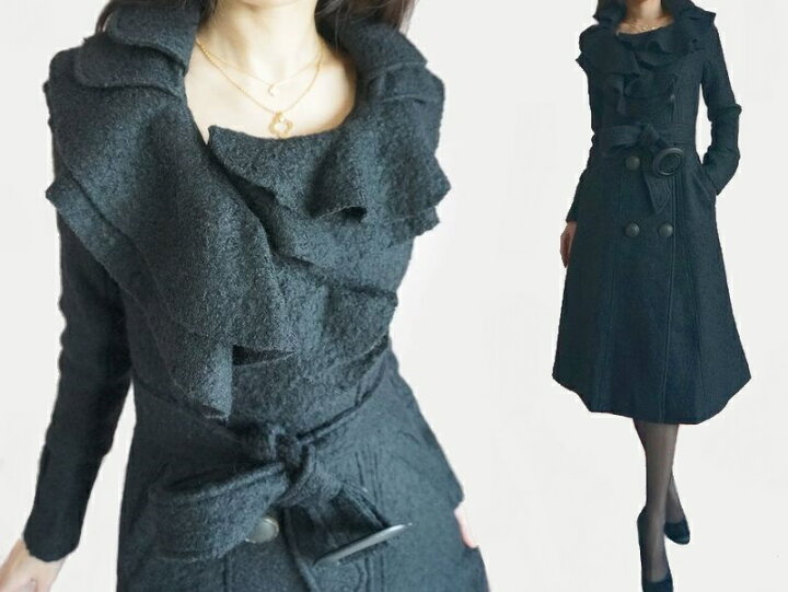 楽天市場】大人 上品 美シルエットで優雅な気品で魅せるコート 