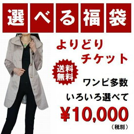 【よりどりチケット】対象商品全部選べて！　送料無料 ワンピース多数 ドレス シルク トップス スカート アウター 好きな商品を選んで 特別価格 自分で選ぶ福袋 選べる福袋 レディース