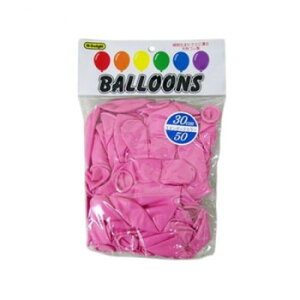 Hi-Delight�@BALLOONS�@�S�����D�@�X�^���_�[�h 30cm�@�P�F 50�� �s���N�@ 11305/06