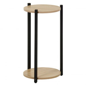 不二貿易 C/D:63769 ディスプレイスタンド2段 BK