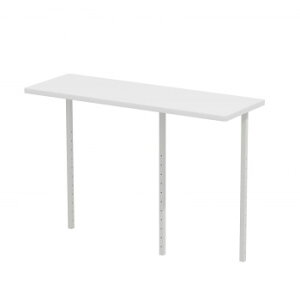 �T�����T�v���C e�f�X�N �T�u�e�[�u��W650mm�p �z���C�g EST-65W