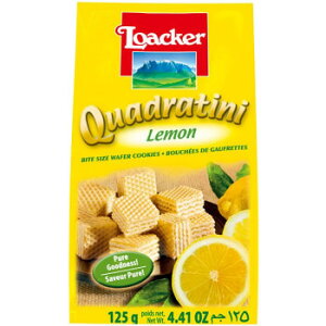 ロアカー クワドラティーニ ウエハース レモン 125g 12セット
