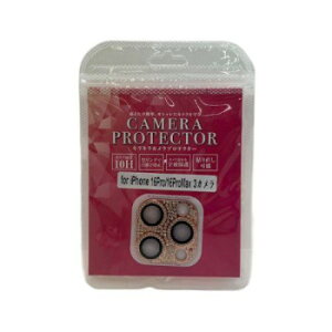 TMFW iPhone �J�����K���X�v���e�N�^�[ �L���L�� �s���N�S�[���h TM-IP16P-CP04PG