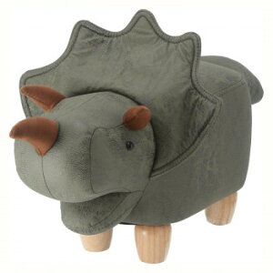 不二貿易 (C/D:16742) アニマルスツール キュートサイズ ダイナソー グリーン