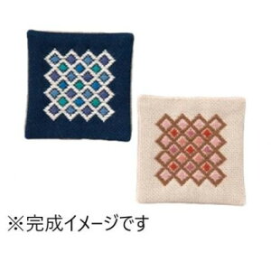 オリムパス こぎんキット こぎん刺しコースターB 75