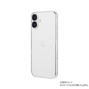 iPhone16 Plus�@UTILO All Cover GLASS�@�K���X�P�[�X�@�N���A�@LN-IA24CAGCL