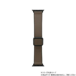 Apple Watch�o���h CORVIN ���ʃ��o�[�}�O�l�b�g���U�[�o���h �_�[�N�u���E�� LN-AW49B22BR