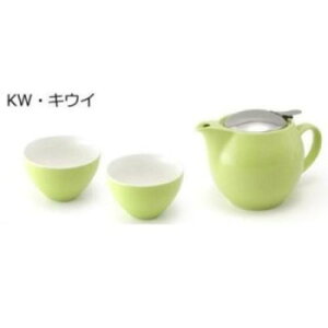 ユニバーサルポット ギフトセット (ユニバーサルティーポット3人用+ティーカップワイド×2) ZG-001 KW