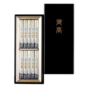 日本香堂 沈香永寿 塗箱短寸10入 27908