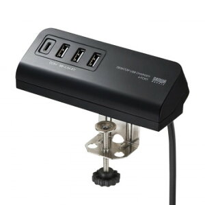 �T�����T�v���C �N�����v��USB�[�d�� TypeC1�|�[�g+USB3�|�[�g �u���b�N ACA-IP51BK
