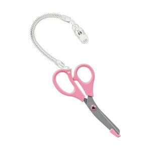 (まとめ)ティティメディカル ナーイスはさみ 左利き用 ピンク 1本【×5セット】