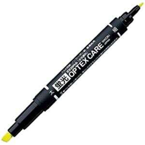 (業務用30セット) ZEBRA ゼブラ 蛍光マーカー/蛍光オプテックスケア 【黄】 水性顔料インク WKCR1-Y