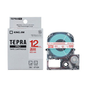 (�܂Ƃ�) KING JIM(�L���O�W��) �e�v��PRO�e�[�v�������x�� 12mm �ԕ��� KJ-ST12R �y×3�Z�b�g�z