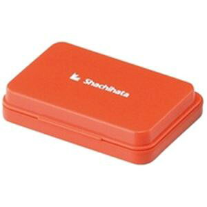 (まとめ)シヤチハタ スタンプ台 HGN-3-OR 大形 朱【×5セット】