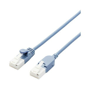 エレコム スイングコネクタLANケーブル(Cat6A準拠) LD-GPATSW/BU100