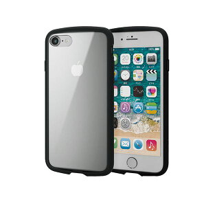 �G���R�� iPhone SE TOUGH SLIM LITE �u���b�N