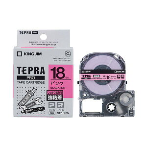 KING JIM(�L���O�W��) �e�v��PRO�e�[�v���S�� 18mm �s���N KJ-SC18PW