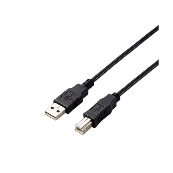 楽天市場】（まとめ）エレコム USB2.0 A-Bケーブル1.5m RoHS指令準拠