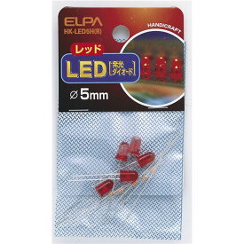 （まとめ） ELPA LED 5mm レッド HK-LED5H（R） 5個【×20セット】
