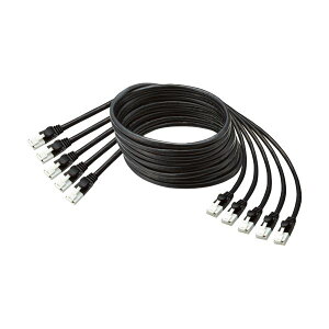 (�܂Ƃ�) TANOSEE �ܐ܂�h�~LAN�P�[�u���iCAT5e�j �u���b�N 2m 1�p�b�N�i5�{�j �y×10�Z�b�g�z