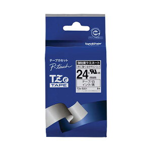 (�܂Ƃ�) �u���U�[ �s�[�^�b�` TZe�e�[�v���S�����~�l�[�g�e�[�v 24mm ��/������ TZE-S251 1�� �y×10�Z�b�g�z
