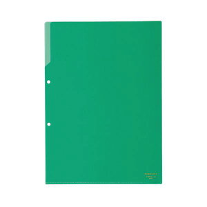 コクヨ クリヤーホルダー(2穴あき・カラー)A4 緑 フ-750G 1セット(50枚)