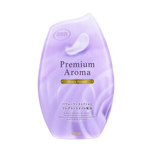 (まとめ)エステー お部屋の消臭力 PremiumAroma グレイスボーテ 400ml 1セット(3個)【×5セット】