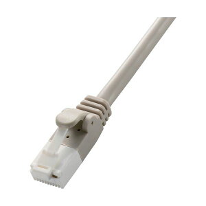(�܂Ƃ�) �G���R�� Cat6�Ή��c���܂�h�~LAN�P�[�u�� ���C�g�O���[ 5m LD-GPT�^LG5�^RS 1�{ �y×10�Z�b�g�z