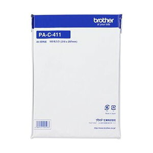 (まとめ)ブラザー A4感熱紙(ノーマル保存)PA-C-411 1冊(100枚)【×20セット】