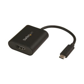 （まとめ）StarTech.com USB-C-HDMI変換アダプタ プレゼンテーション・モード切替スイッチ CDP2HD4K60SA 1個 【×3セット】