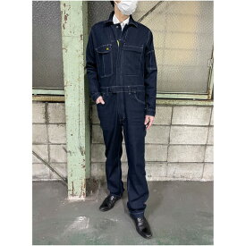 SIGNET シグネット 整備・DIY向け 長袖作業用つなぎ服 デニム素材 Lサイズ 49628