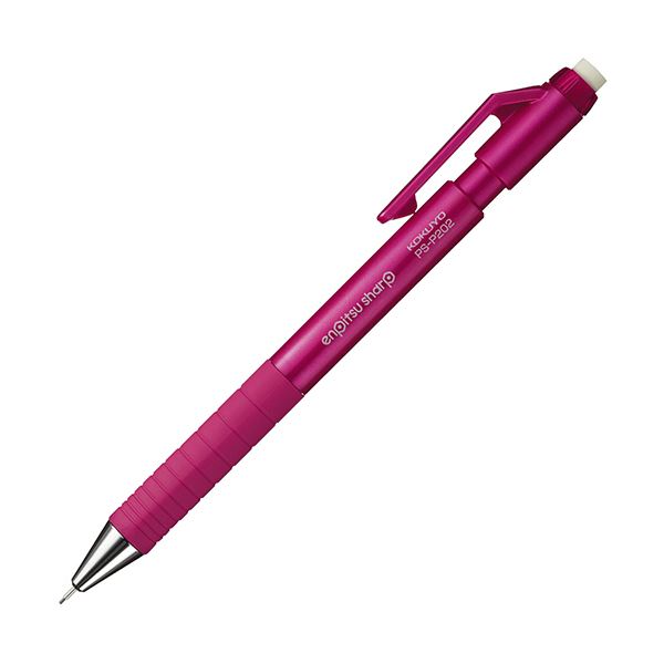 （まとめ）コクヨ 鉛筆シャープ TypeS0.7mm ピンク PS-P202P-1P 1セット（10本）【×2セット】：QUOLI