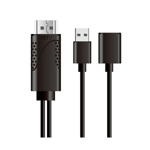 ���{�g���X�g�e�N�m���W�[ iPhone HDMI�~���[�����O�P�[�u�� �i�u���b�N�j IPHDMI-BK