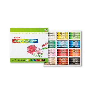 ぺんてる クレヨン シェアパック12色(各色12本) PTCGSP-12 1セット