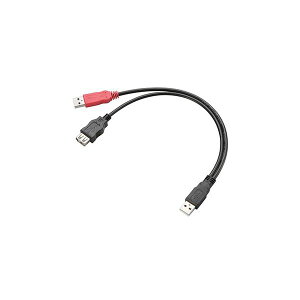 �i�܂Ƃ߁j �G���R�� Y��W�p���[�P�[�u��/USB2.0/A���X/�ȈՃp�b�P�[�W �u���b�N USB-AAE5DPBK �y×2�Z�b�g�z