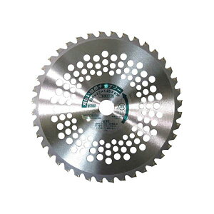 (まとめ) TRUSCO 刈払機用チップソー 一般草刈り用 Φ255×25.4×40P TK-HG255N 1枚 【×3セット】