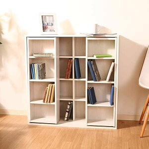 本棚 薄型 大容量 スライド 2列 おしゃれ 収納 安い 子供 木製 リビング カラーボックス 3段 2段 収納棚 スリム オープンラック サイズ