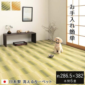 カーペット ラグ 本間 6畳 夏用 洗える ペット 犬 猫 日本製 い草 風 pp 国産 夏 ダイニングラグ 拭ける 洗えるラグ オールシーズン ラグマット 長方形 薄手 ダイニング おしゃれ 夏用カーペッ