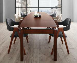 ダイニングテーブルセット 6人 6人掛け 伸長式 幅140 幅240 ダイニングセット ダイニングテーブル セット テーブル ダイニング リビング 木製 食卓テーブル テーブルセット 椅子 チェア 6脚 伸