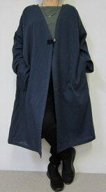 【大きいサイズ/日本製/オーダーメイド/送料無料】シンプルだから楽々コーデのガーゼコート 全12色綿100％/ゆったりサイズ40代.50代.60代.70代 個性派 ミセス シニア レディースファッション