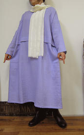 【大きいサイズ/日本製/手作り/個性的/送料無料】ゆったり楽々みたまんま♪堂々と着こなしましょう。中島みゆきの「ファイト！」を聞きながら♪気持ち良いショール付き！1着限定 綿100% ゆったりサイズ