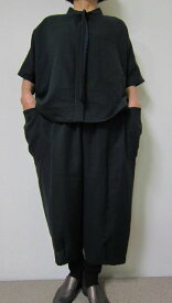 【大きいサイズ/日本製/オーダーメイド/送料無料】リボーンボンボンガーゼツーピース/12色/綿100％ゆったりサイズ 大きいサイズ 40代.50代.60代.70代個性派 シニア ミセス レディースファッション