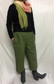 【大きいサイズ/日本製/オーダーメイド/送料無料】すっきり・ゆったりワイドパンツ 全11色綿100%/ゆったりサイズ 40代.50代.60代.70代個性派 シニア ミセス レディースファッション