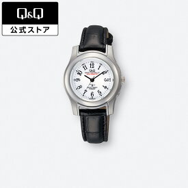 【Q&Q公式】シチズン 腕時計 電波 ソーラー アナログ 10気圧防水 メンズ レディース キッズ 中学生 高校生 大学生 学生 ビジネス 仕事 革バンド 電波時計 女性用 革ベルト シック 受験 試験
