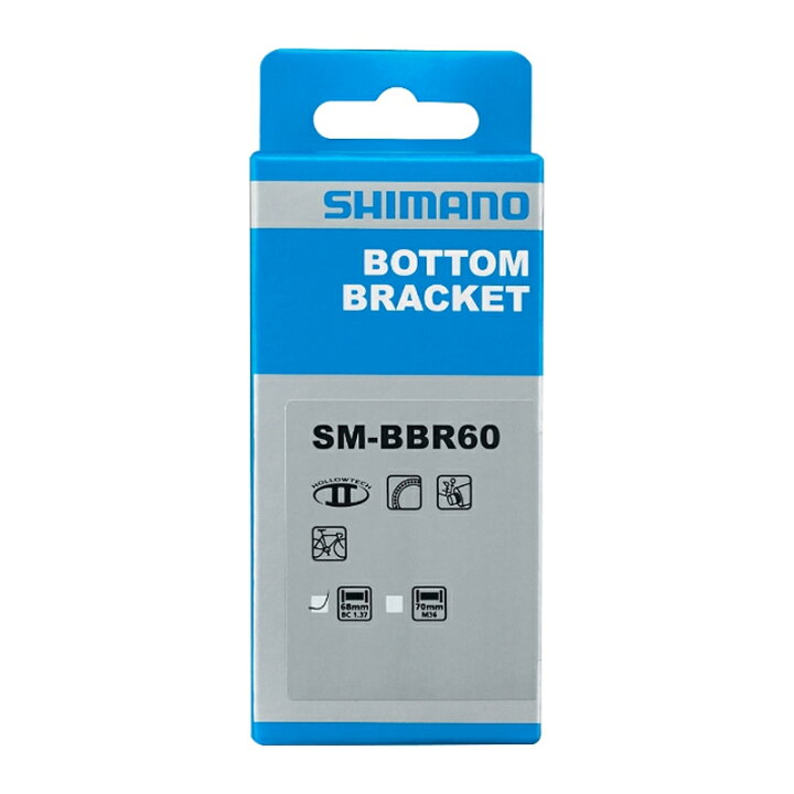 楽天市場】シマノ SM-BBR60 JIS（BSA）JIS（68mm）ボトムブラケット SMBBR60 SHIMANO : 自転車のQBEI  楽天市場支店