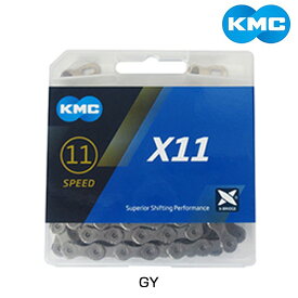 ケーエムシー X11-GRY X11 11S用チェーン GRAY 118L KMC