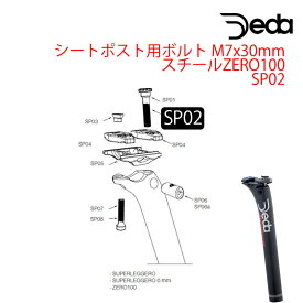 DEDA（デダ） シートポスト用ボルト M7x30mm スチール ZERO100 SP02